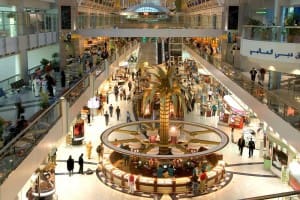 Dubai Duty Free shopping complex at Concourse C