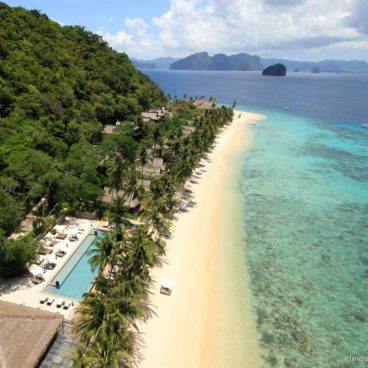 Pangulasian Island - Resort Aerial View