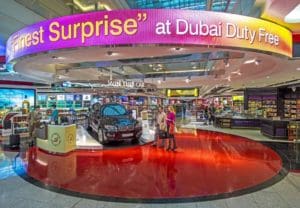 Dubai Duty Free shopping complex at Concourse A