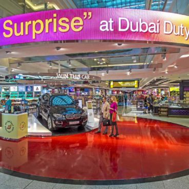 Dubai Duty Free shopping complex at Concourse A