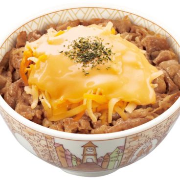 Gyudon with 3 cheeses